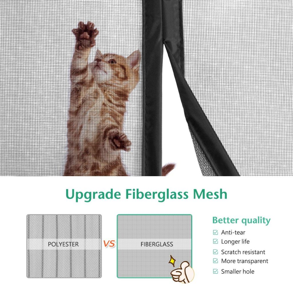 Homitt magnetic screen door